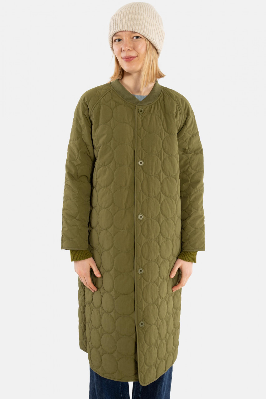 Danefae Wintermantel Daneroyal Damen Oliv Grün Regenjacke Steppjacke