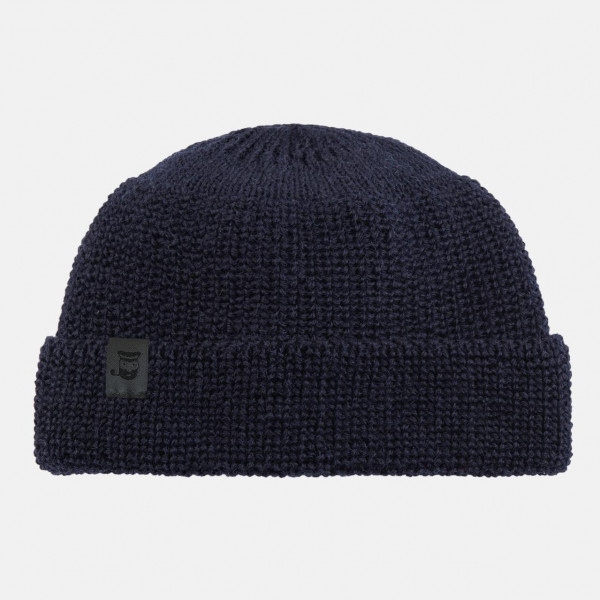Strickmütze Sebär Wolle Marine Blau für Herren von Hanseheld