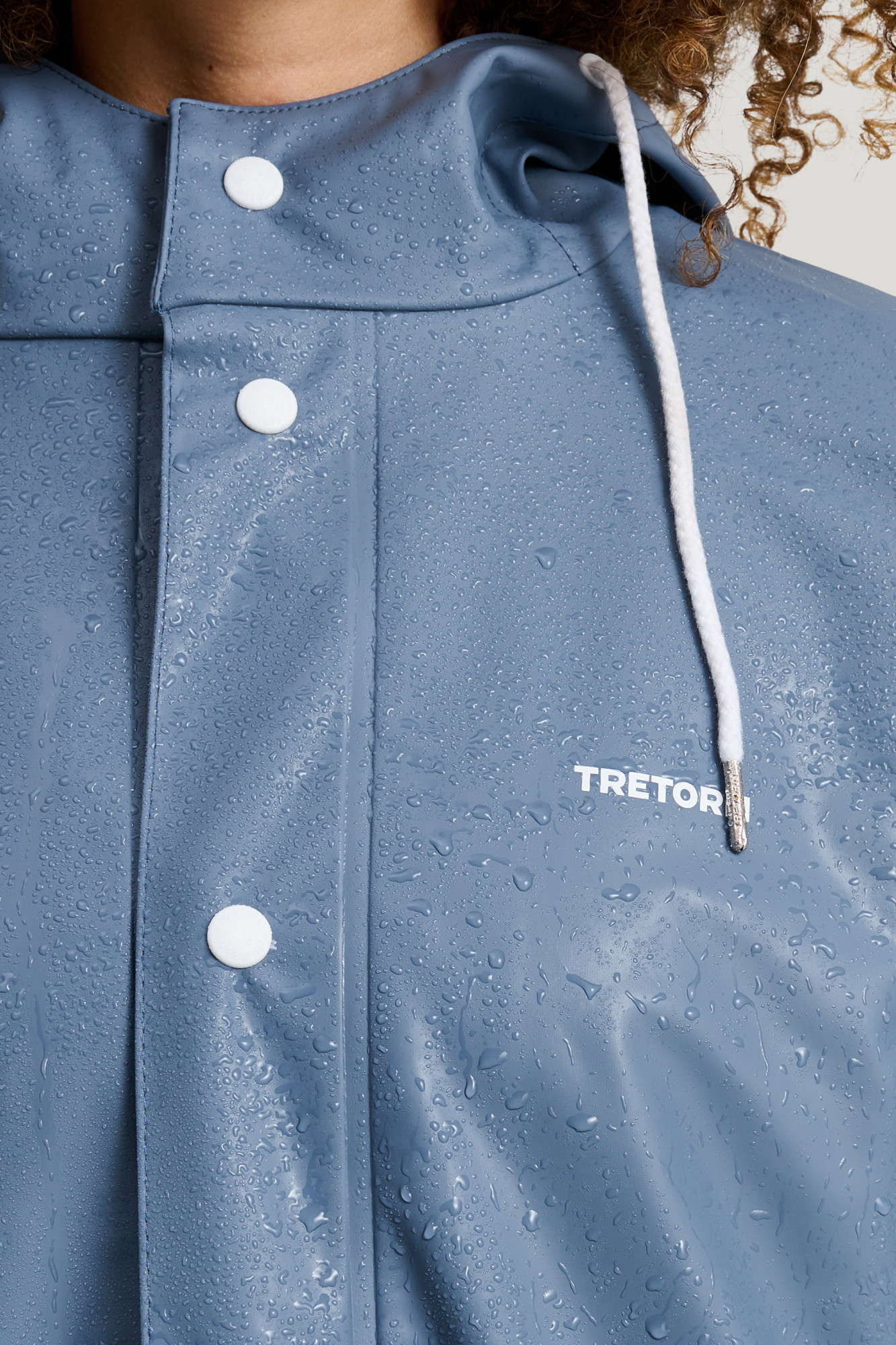 Tretorn Wings Regenjacke Unisex Hellblau Friesennerz Jeans