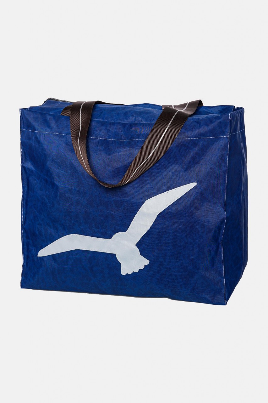Canvasco Strandtasche Möwe Blau Urban Beach Pro Segeltuch