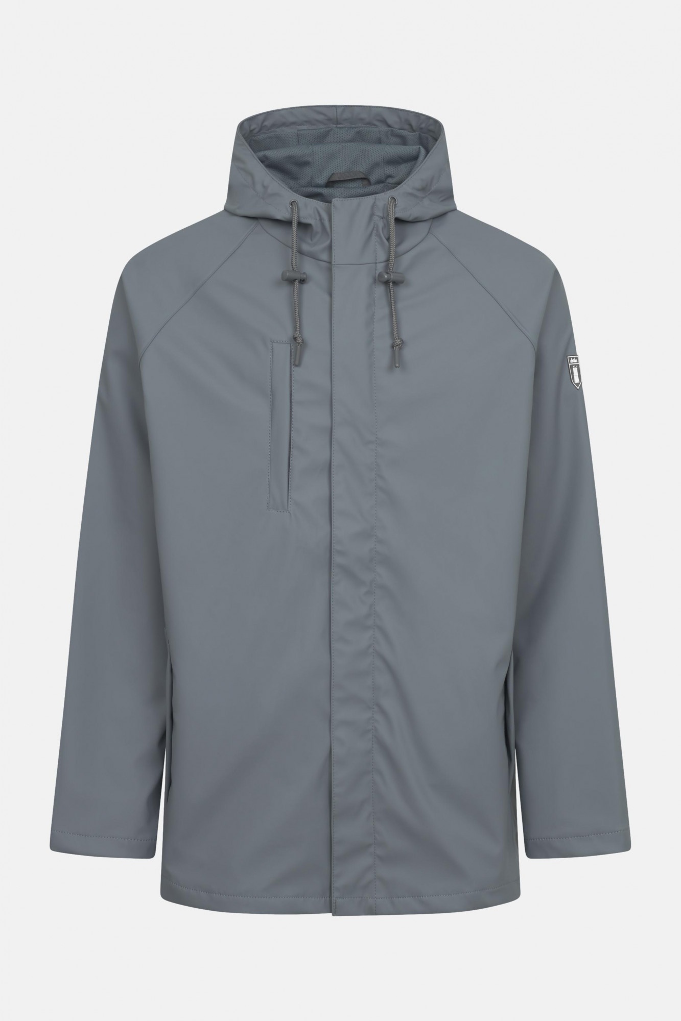 Derbe Regenjacke Passby Plain Herren Grau
