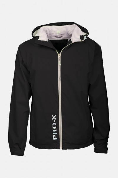 Herren Regenjacke Flash Schwarz Pro-X