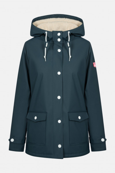 kk Derbe Pensholm Damen Regenjacke Navy Dunkelblau Gefüttert Derbe Pensholm Damen Regenjacke Navy Dunkelblau Gefüttert
