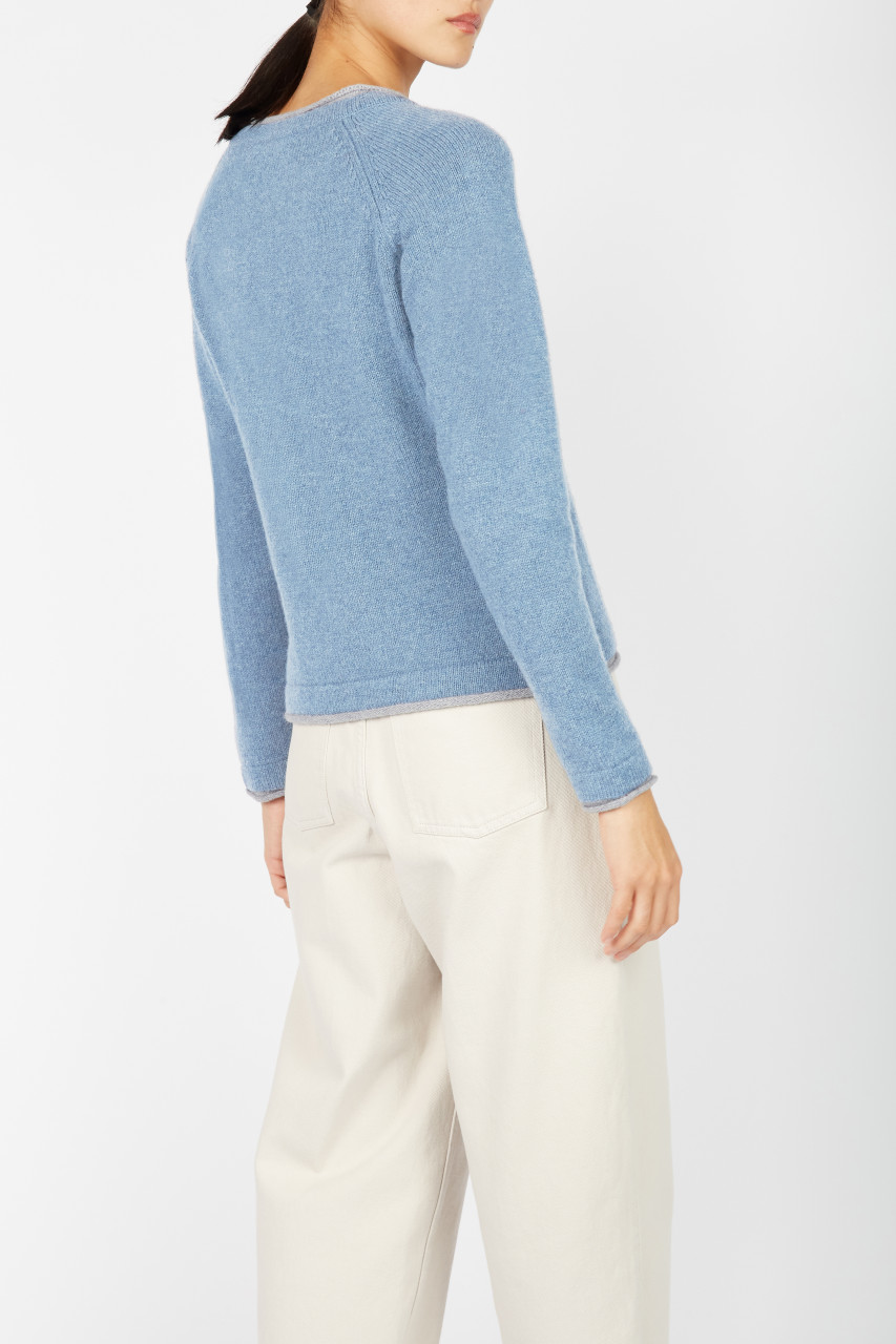 IrelandsEye Strickjacke Killiney Damen Hellblau Pale Blue