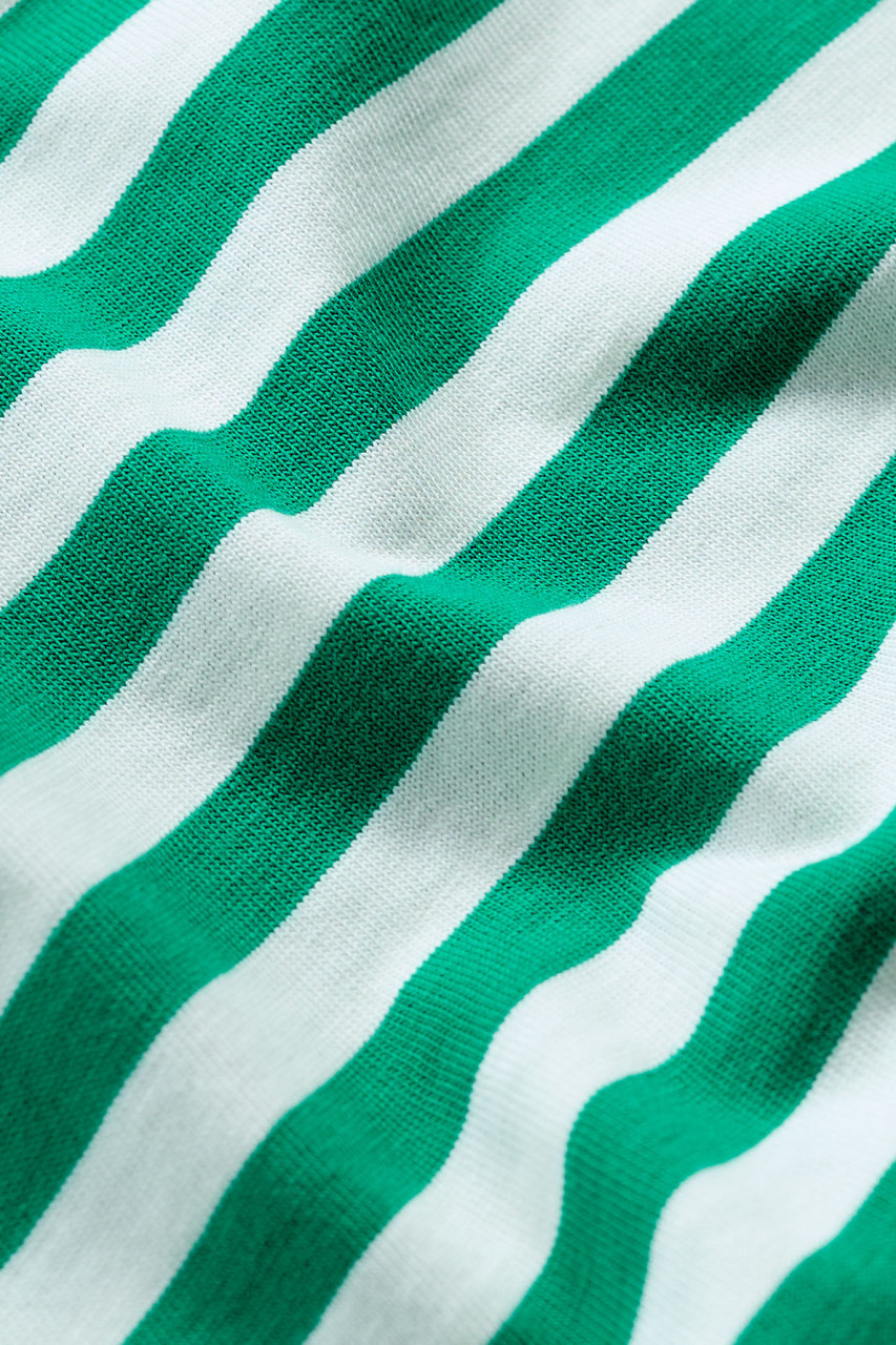 Detailbild von Streifenshirt Sailor Top Grün für Damen von Seasalt Cornwall