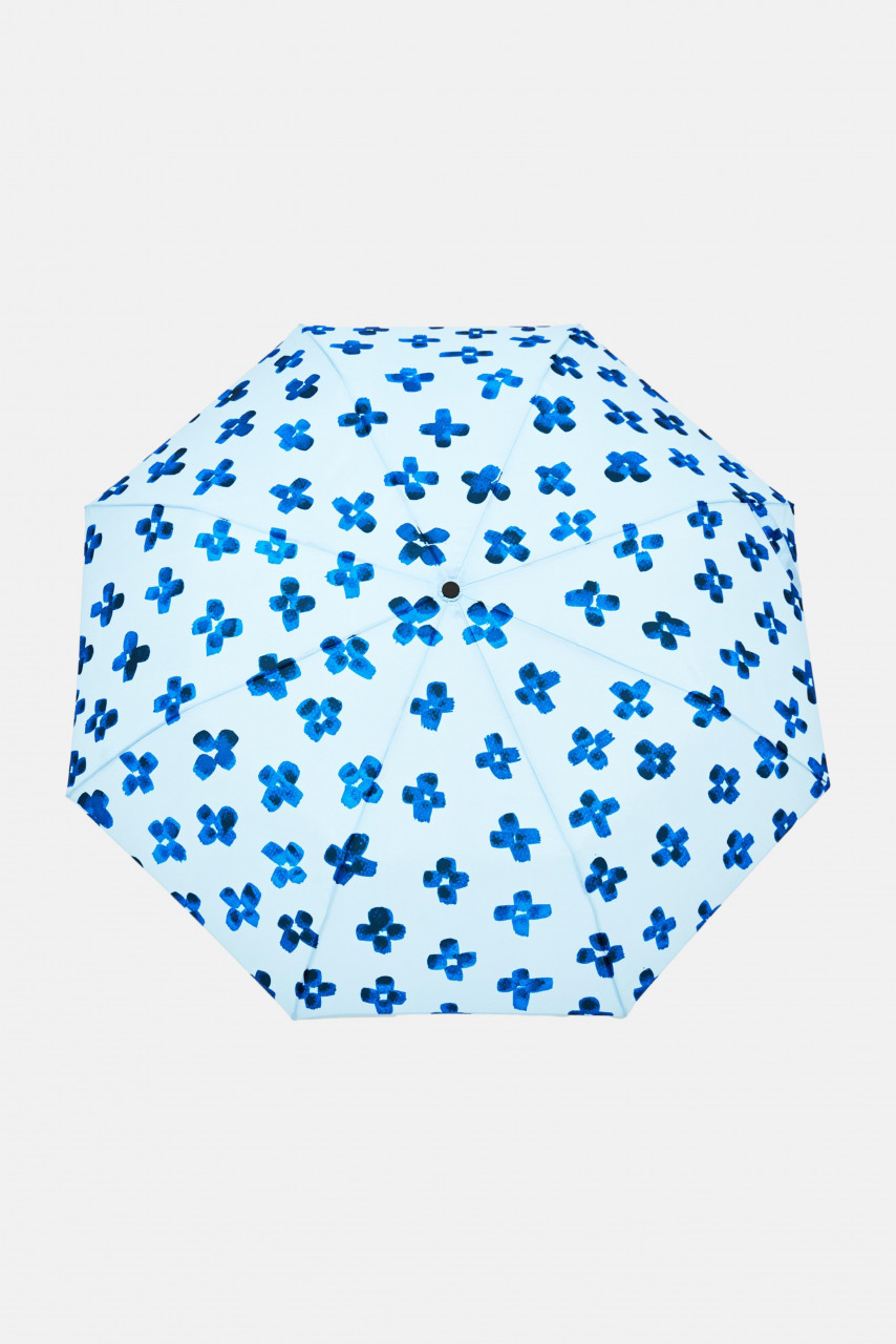 Original Duckhead Regenschirm Floral Rain Blau Blumen Floral