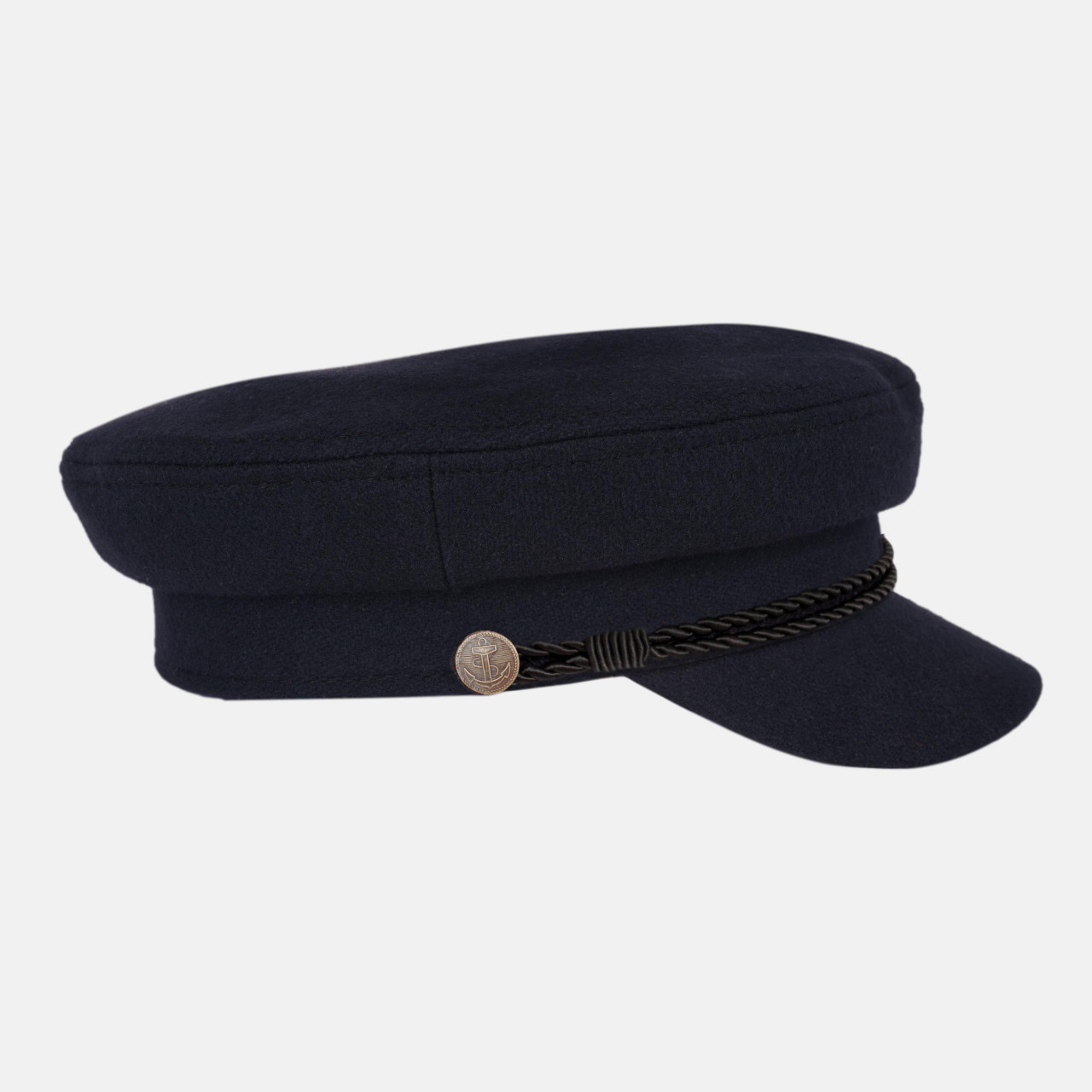 Hanseheld Elbsegler Wolle Marine-Blau Kordel