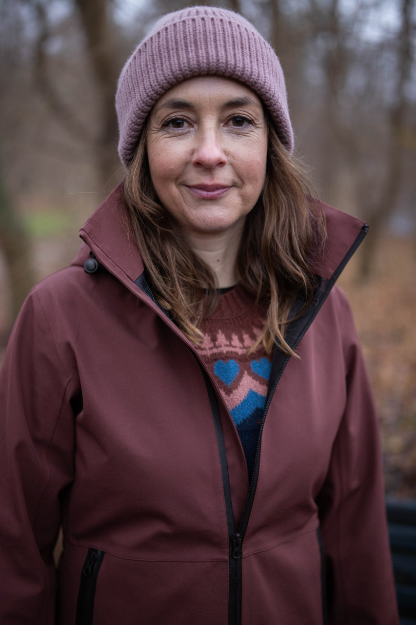 Danefae Regenmantel Danedogwalker Damen Weinrot Braun Rot