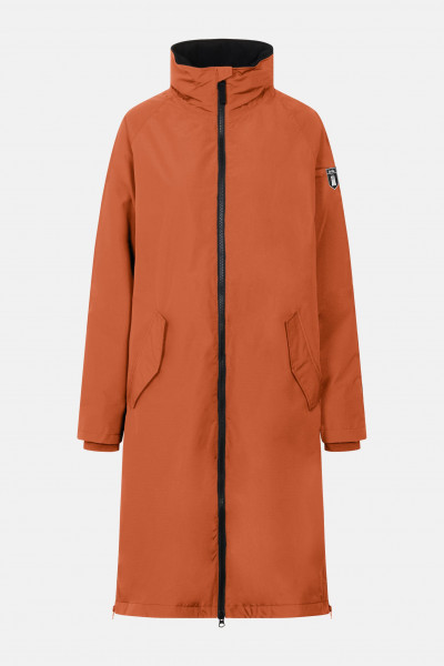Derbe Ripholm Long Regenjacke Damen Orange Braun Cinnamon Derbe Ripholm Long Regenjacke Damen Orange Braun Cinnamon