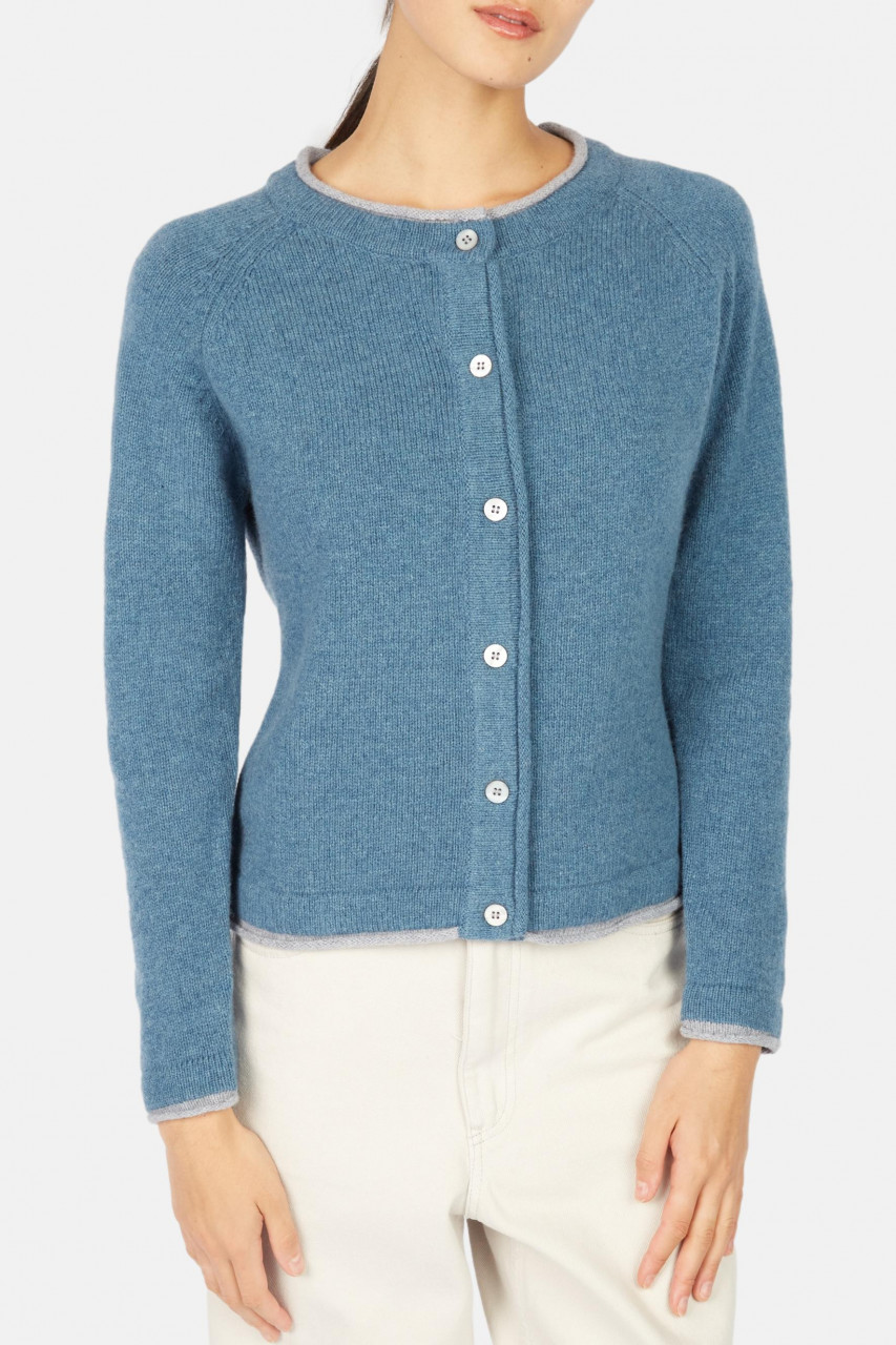 IrelandsEye Strickjacke Killiney Damen Blau Harbour