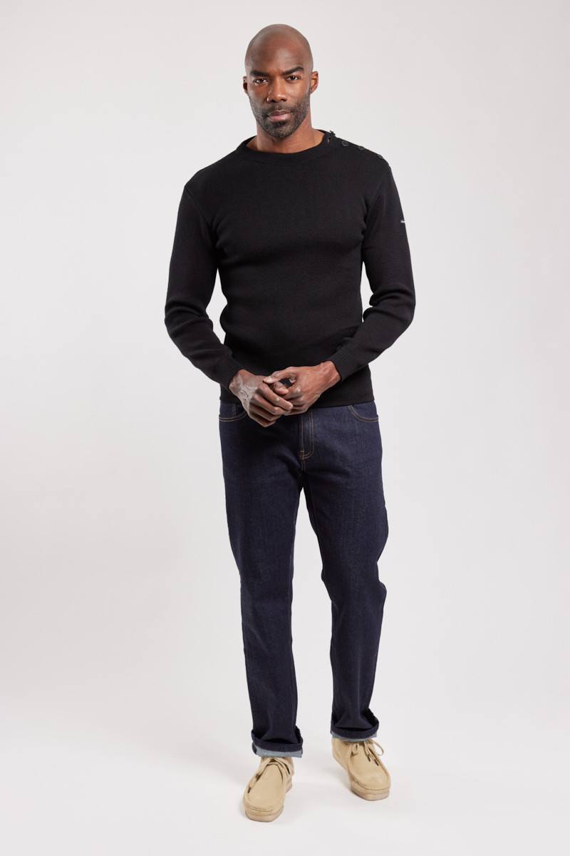 Armor Lux Herren Pullover Fouesnant Schwarz