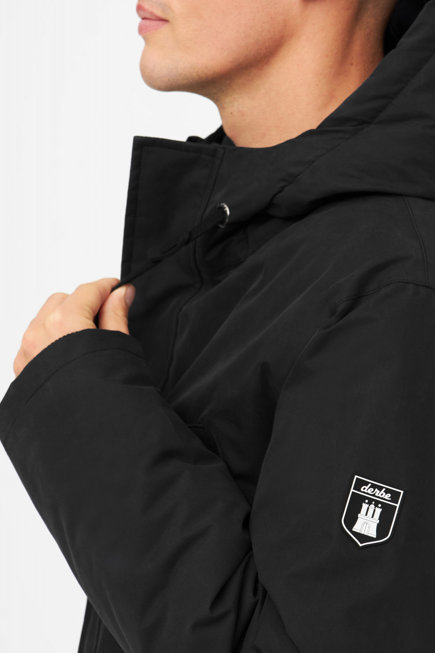Derbe Winterjacke Valholm Herren Schwarz