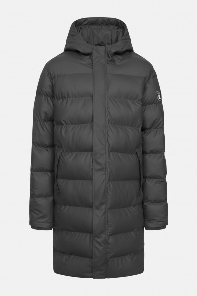 Derbe Winterjacke Interholm Herren Schwarz Puffer Regenjacke