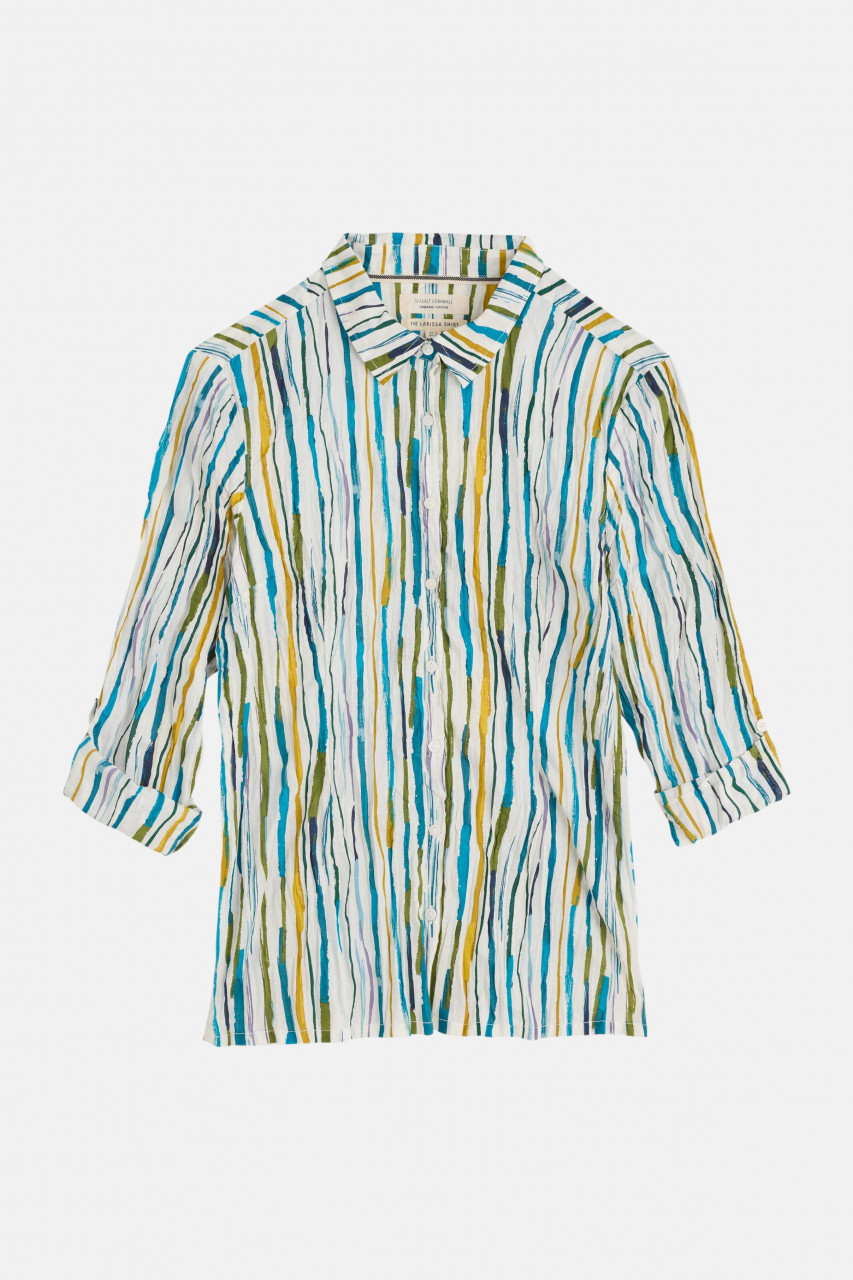 Seasalt Bluse Larissa Damen Streifen Blau Gelb