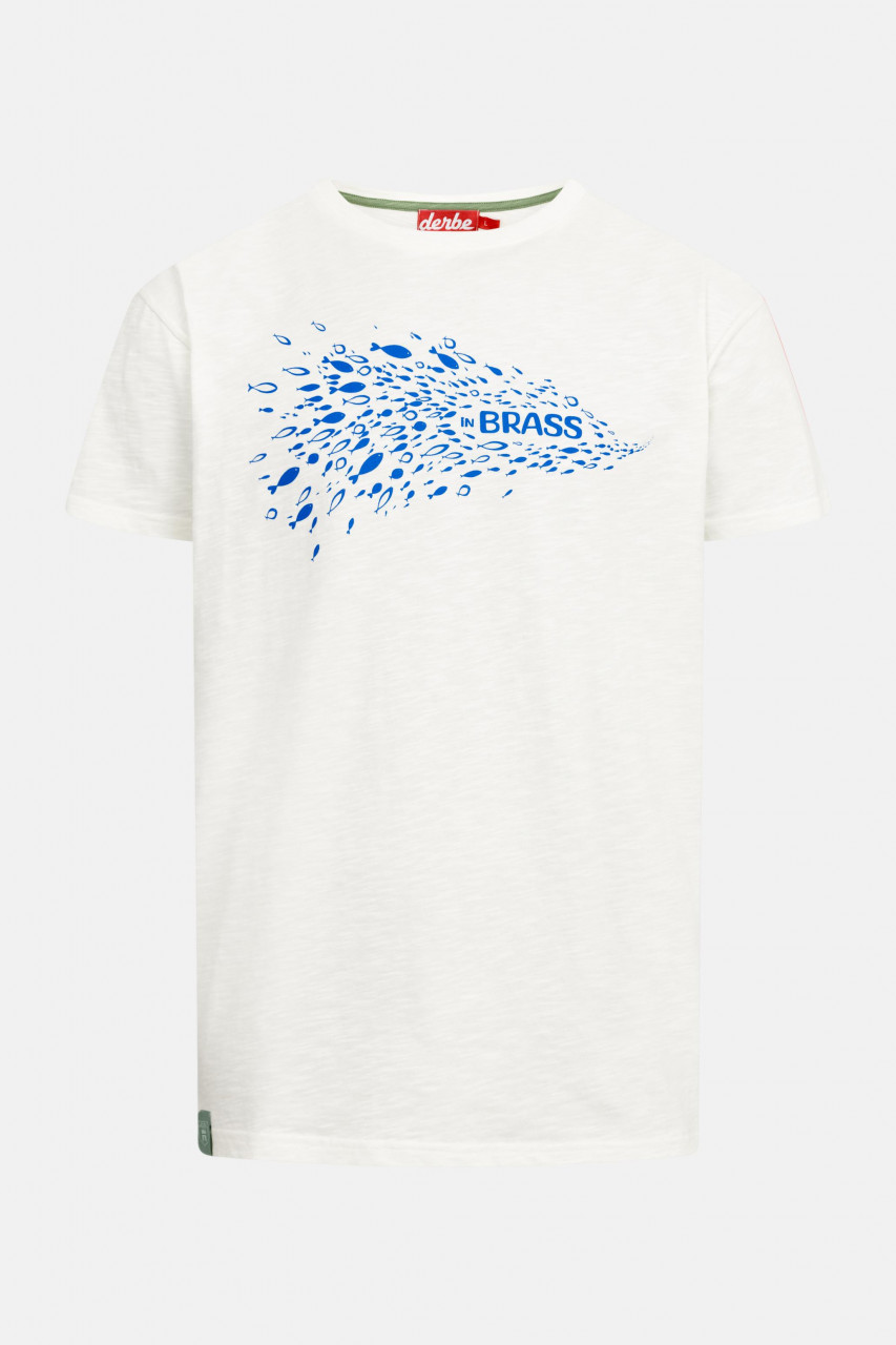 Derbe T-Shirt Inbrass Herren Weiß