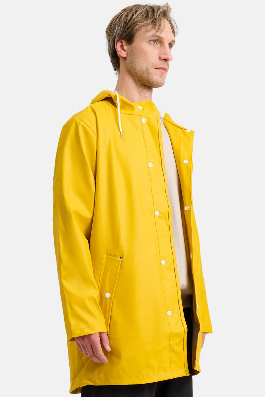 Regenjacke gelb  - Mann - Seitlich