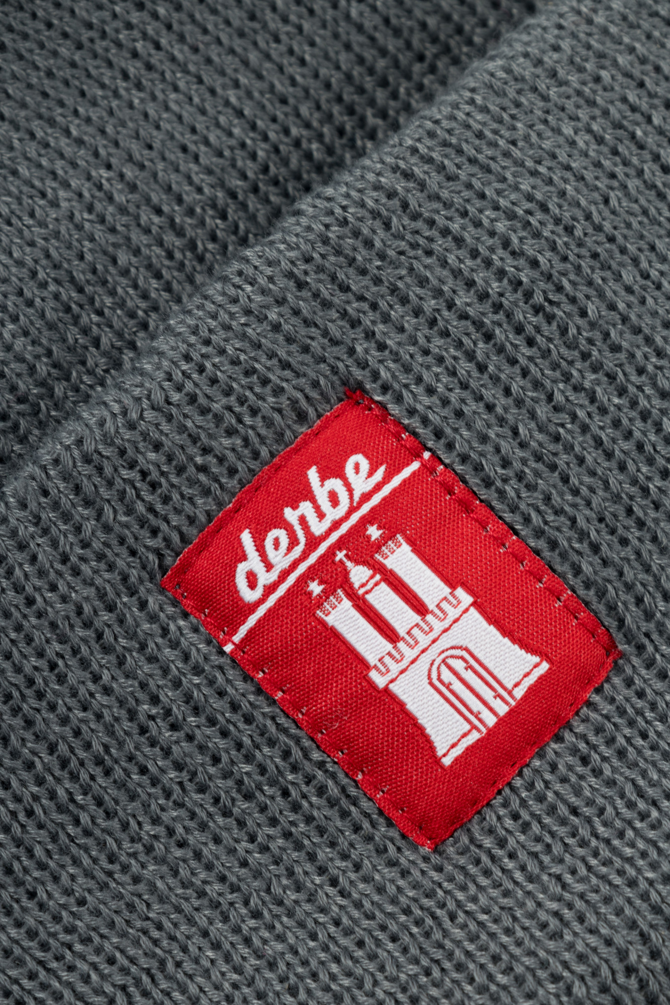 Detailbild von Mütze Bonnet Grau für Unisex von derbe