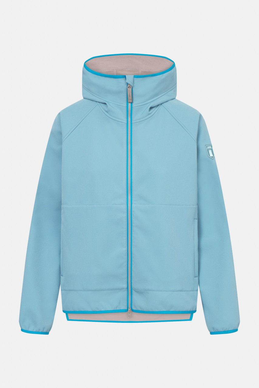 Derbe Übergangsjacke Peutby Damen Hellblau Softshell