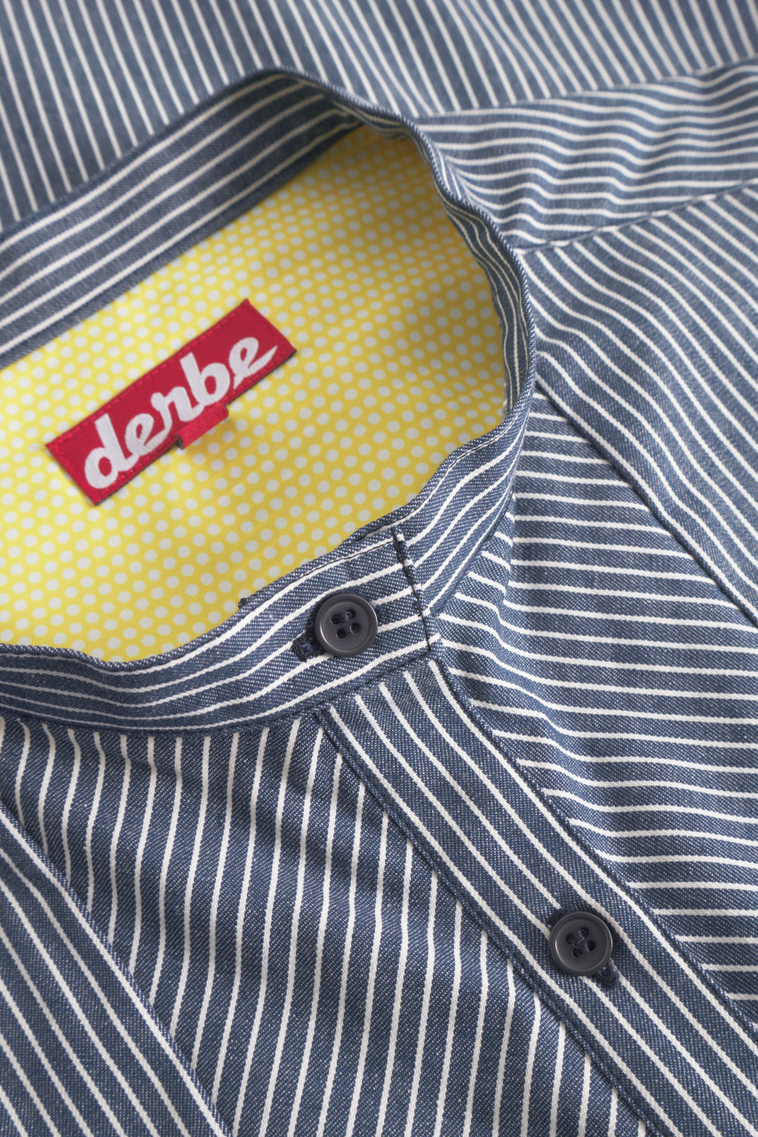 Derbe Fishers Bluse Damen Weiß Blau