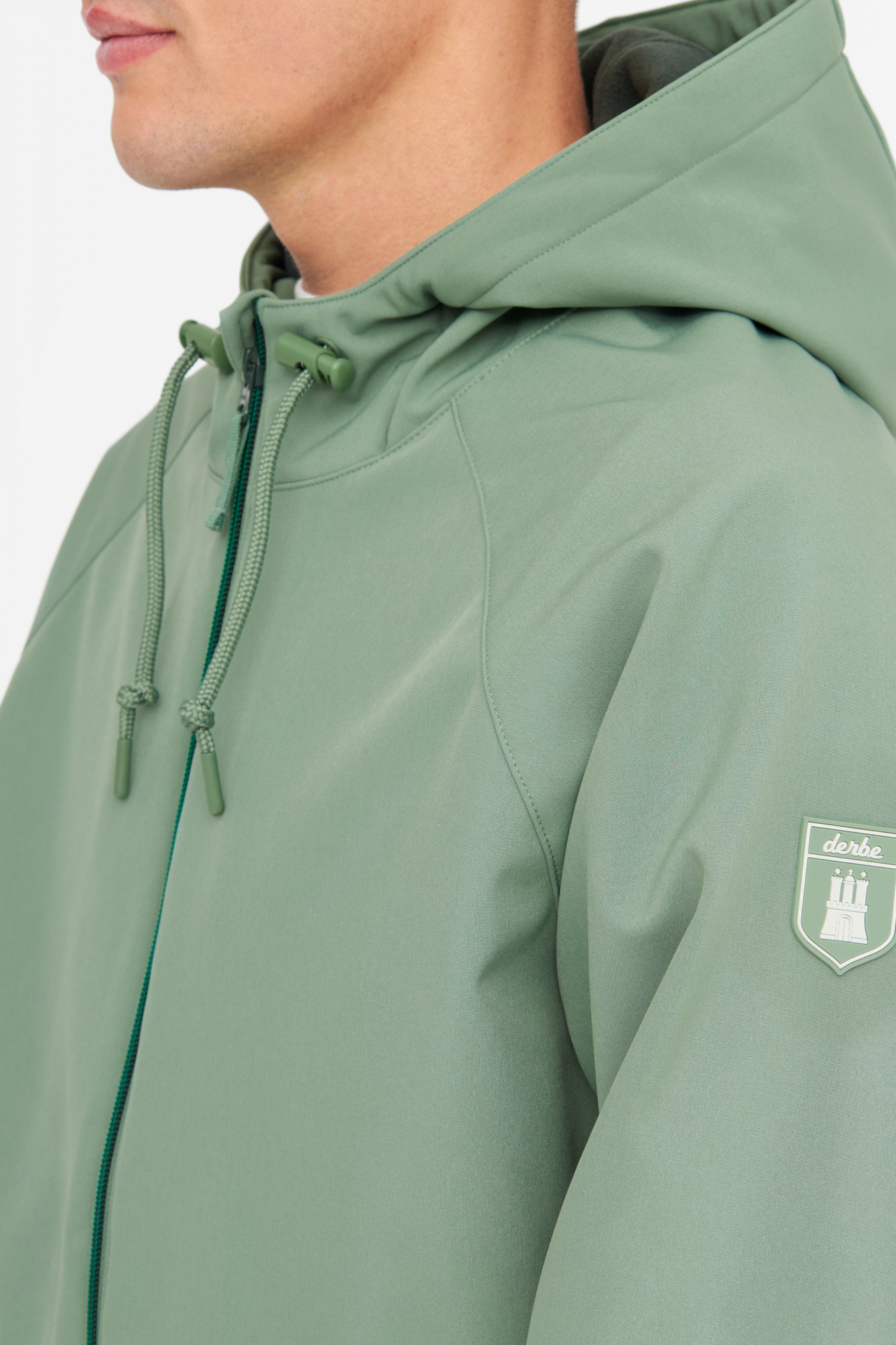 Herren Softshelljacke  - Männliches Model - Seite