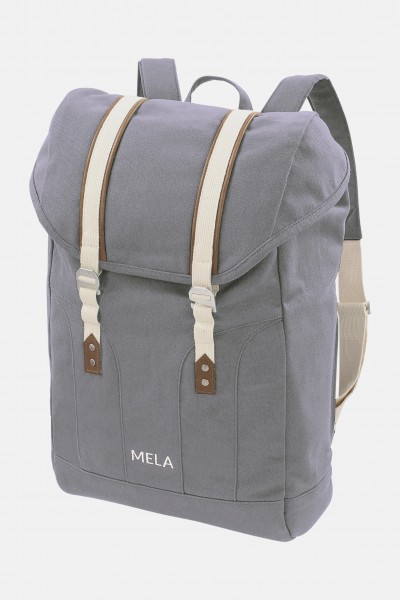 MELA Rucksack MELA V Grau Baumwolle Fairtrade Bio