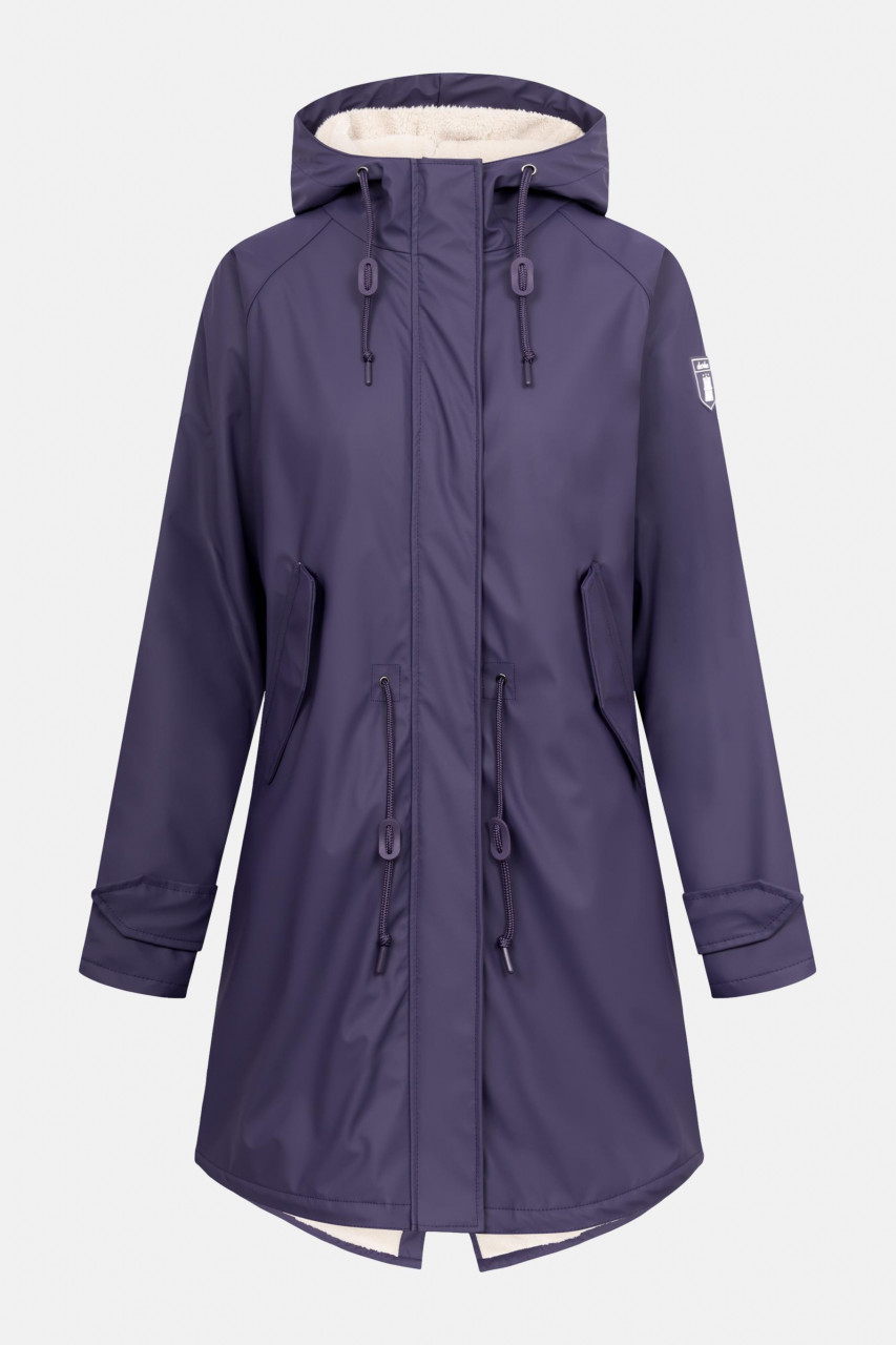 Derbe Regenjacke Friese Tidaholm Damen Lila Gefüttert