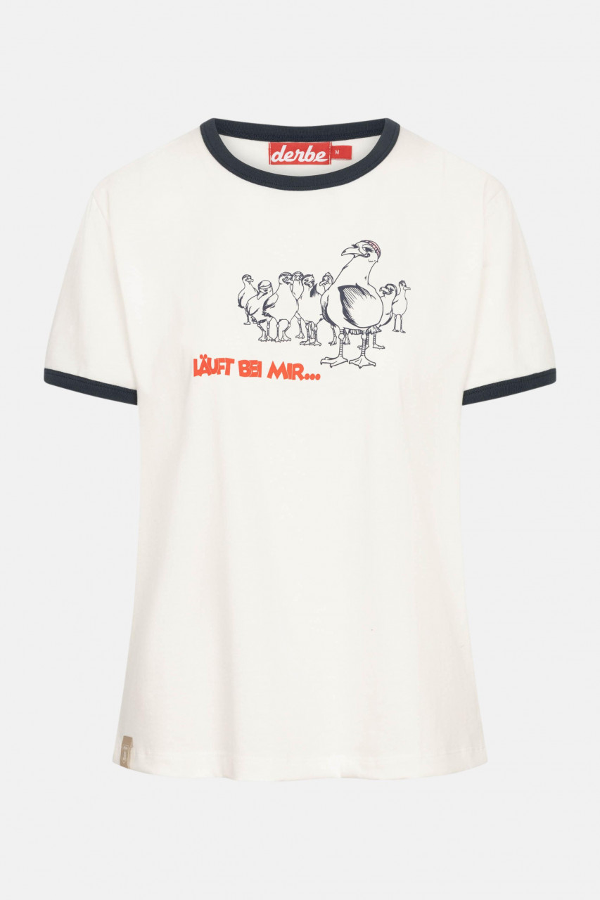 Derbe T-Shirt Gull Club Damen Weiß GOTS Organic