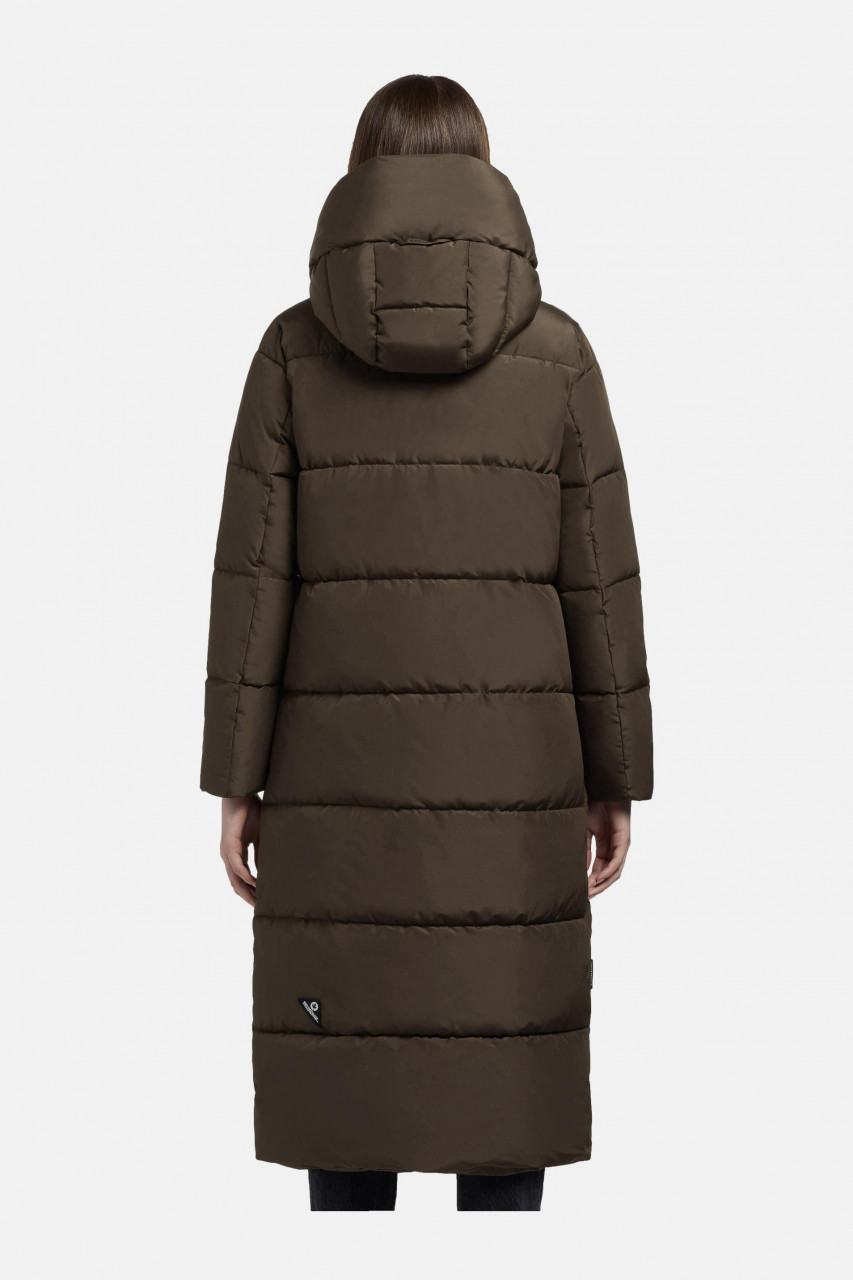 Khujo Soulani 3 Damen Wintermantel Oliv Grün