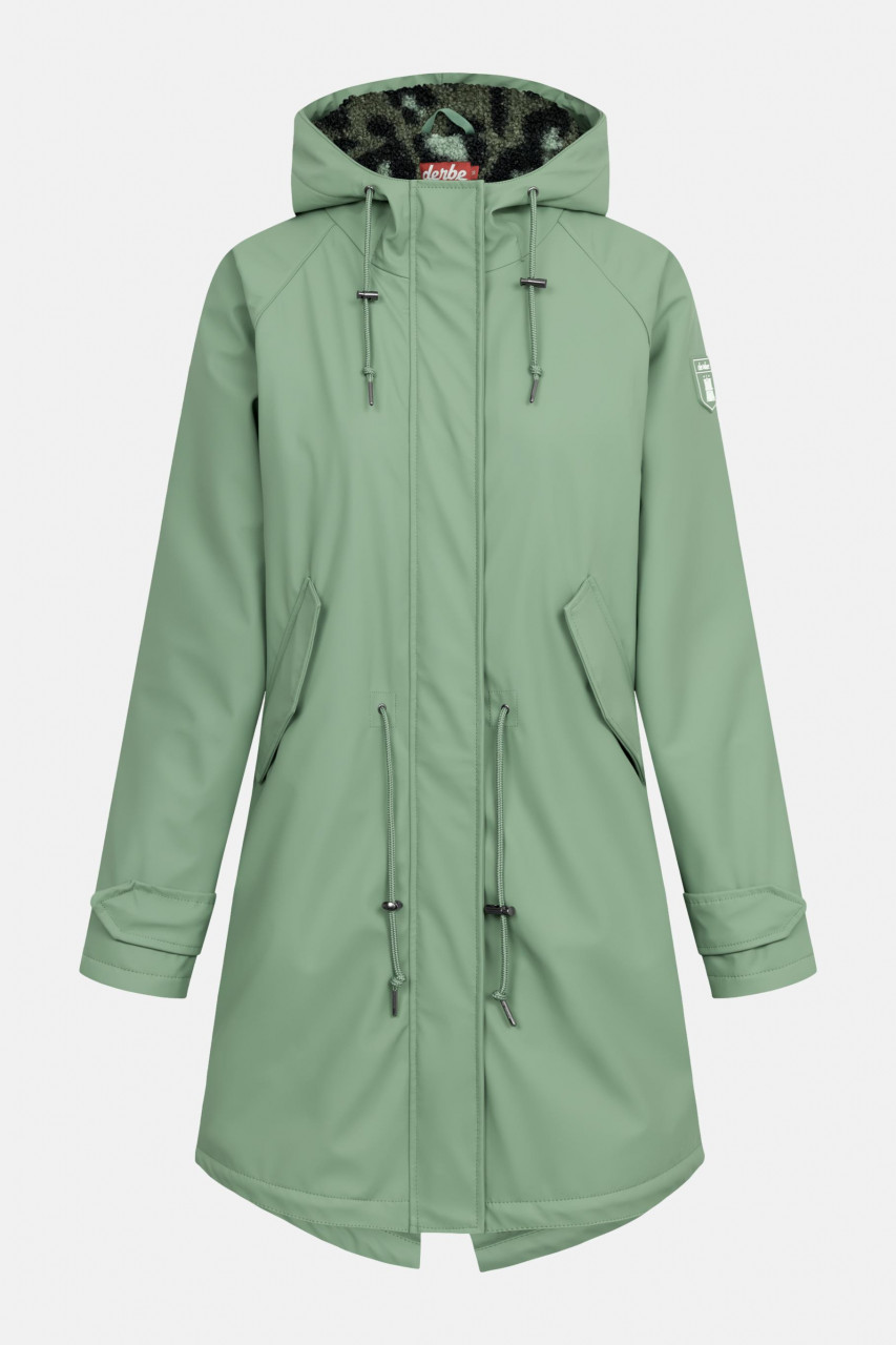 Derbe Regenjacke Friese Tidaholm Leo Damen Hellgrün Gefüttert