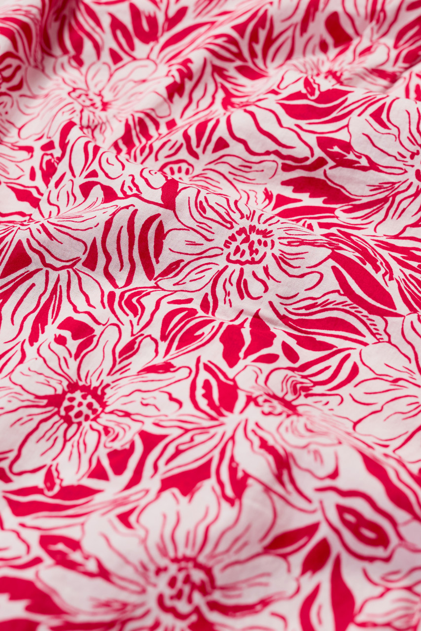 Seasalt Cornwall Rushmaker Bluse Rot Pink Blumen