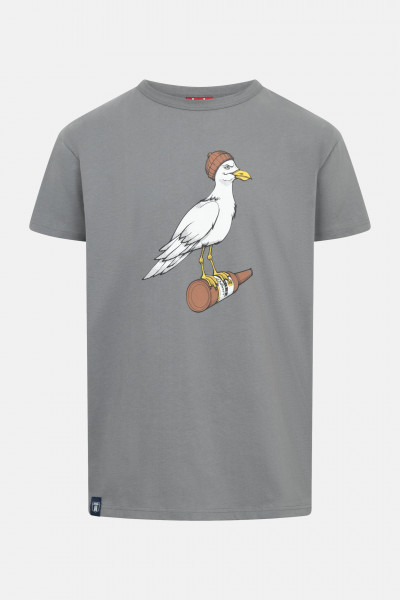 T-Shirt Sturmmöwe Grau für Herren von derbe