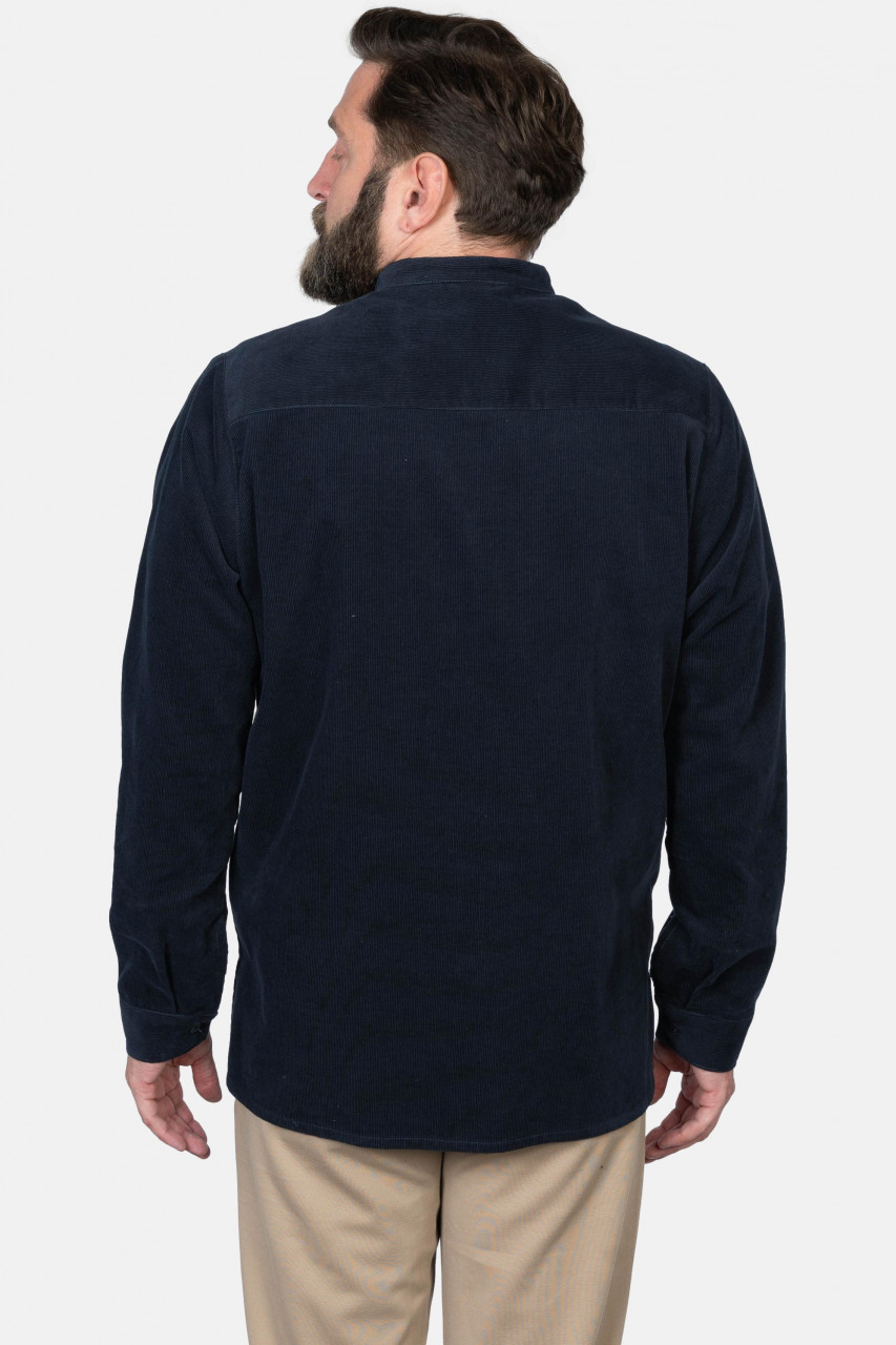 Hanseheld Cordhemd Herren Blau
