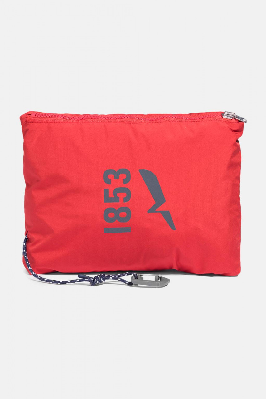 Aigle Regenjacke Rot Langer Parka Packbar