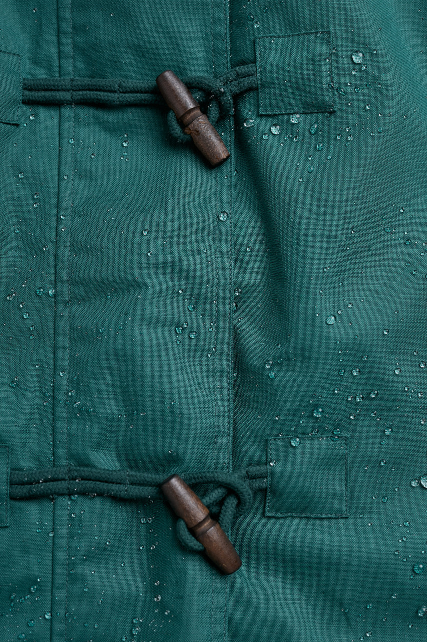 Detailbild von Regenjacke Sea Drift Grün für Damen von Seasalt Cornwall