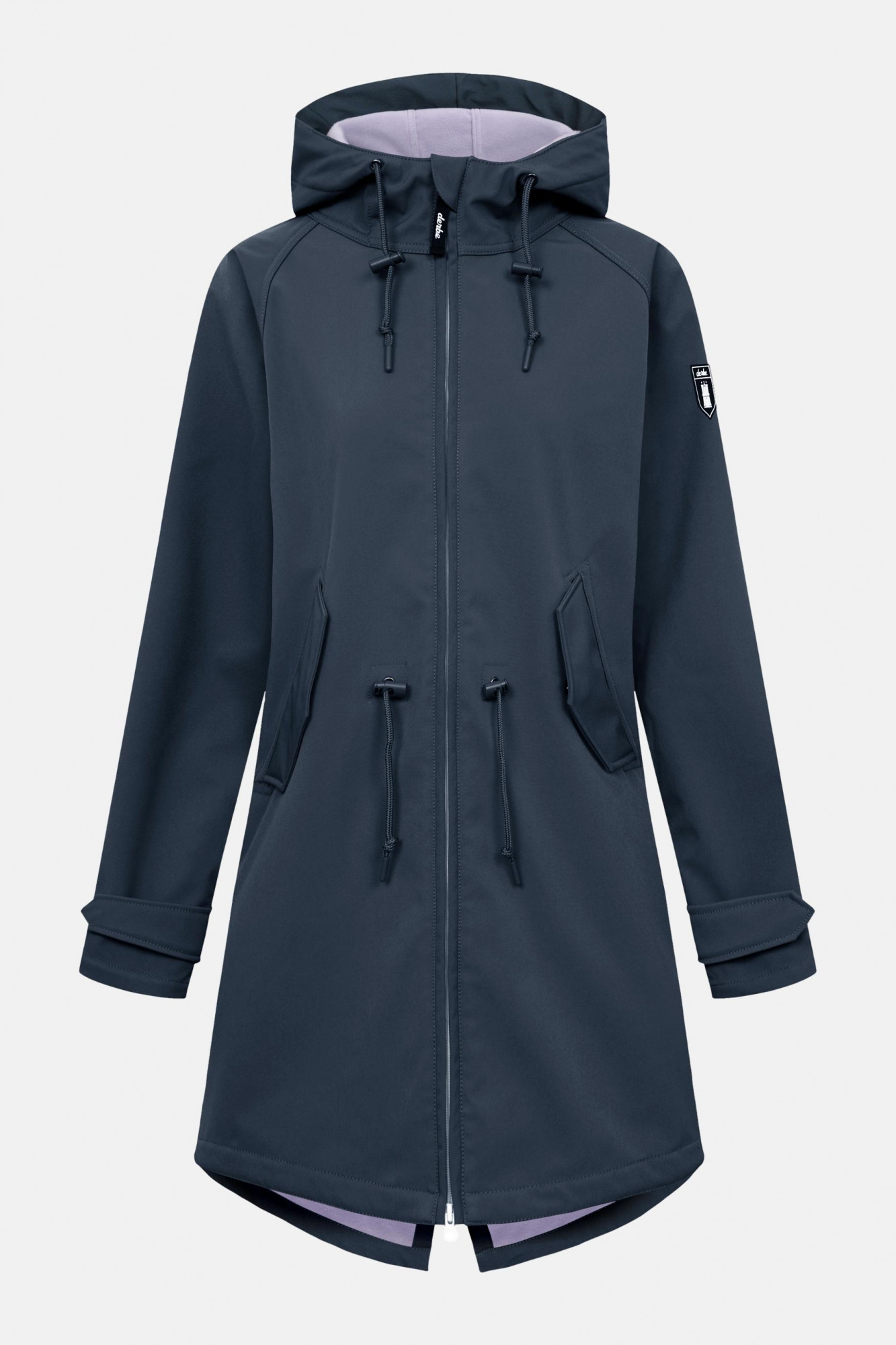 Derbe Softshelljacke Island Friese Damen Dunkelblau