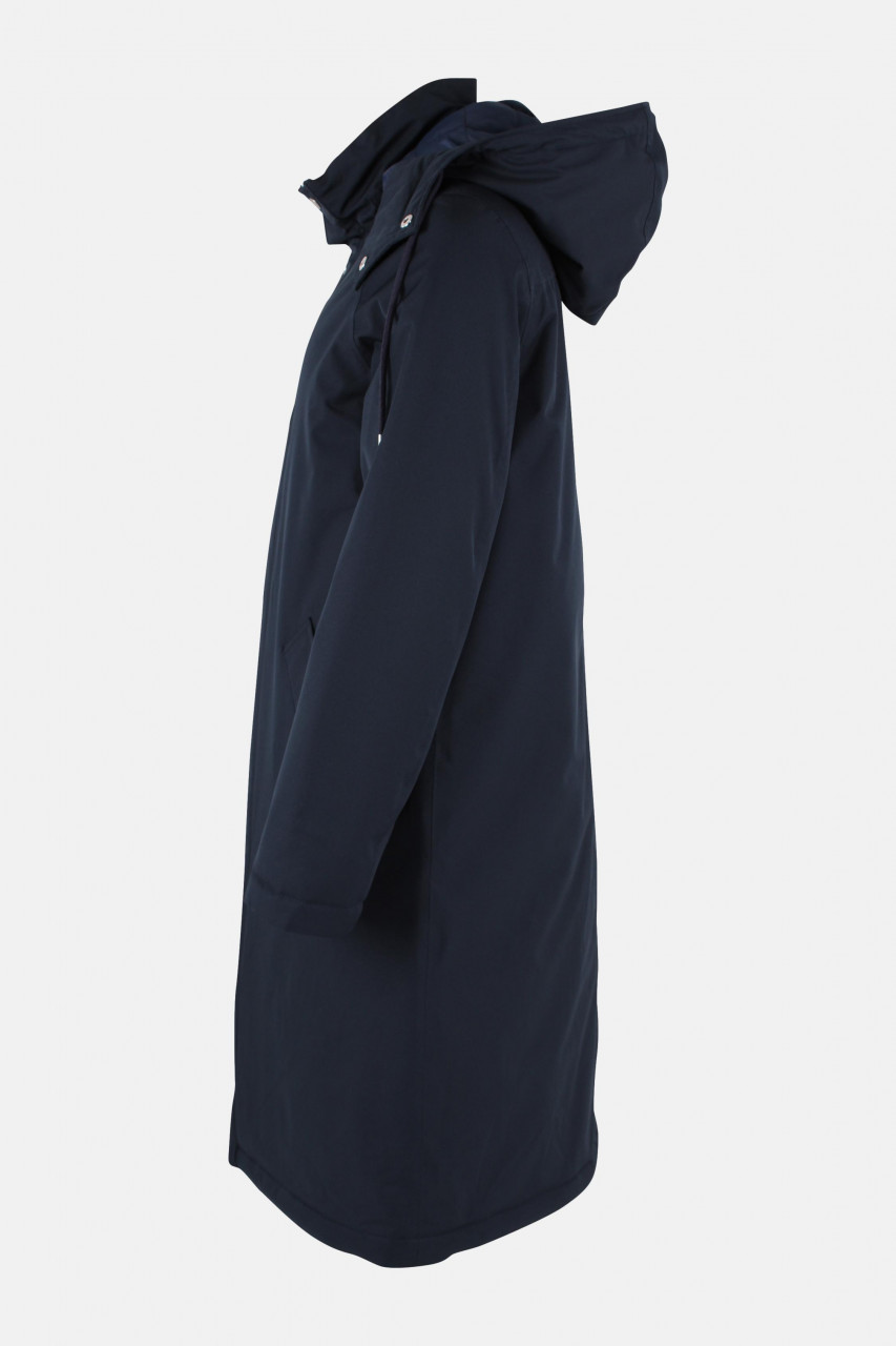 Danefae Danemargarethe Damen Wintermantel Blau Dark Navy