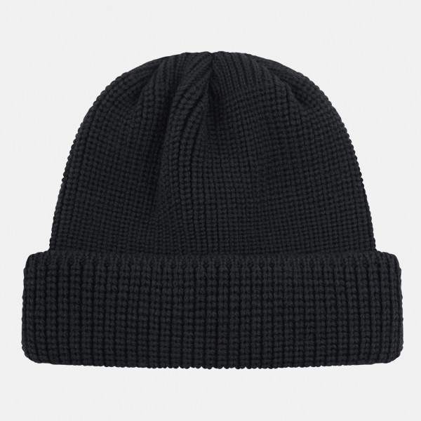 Hanseheld Troyermütze Merino Schwarz GOTS Organic