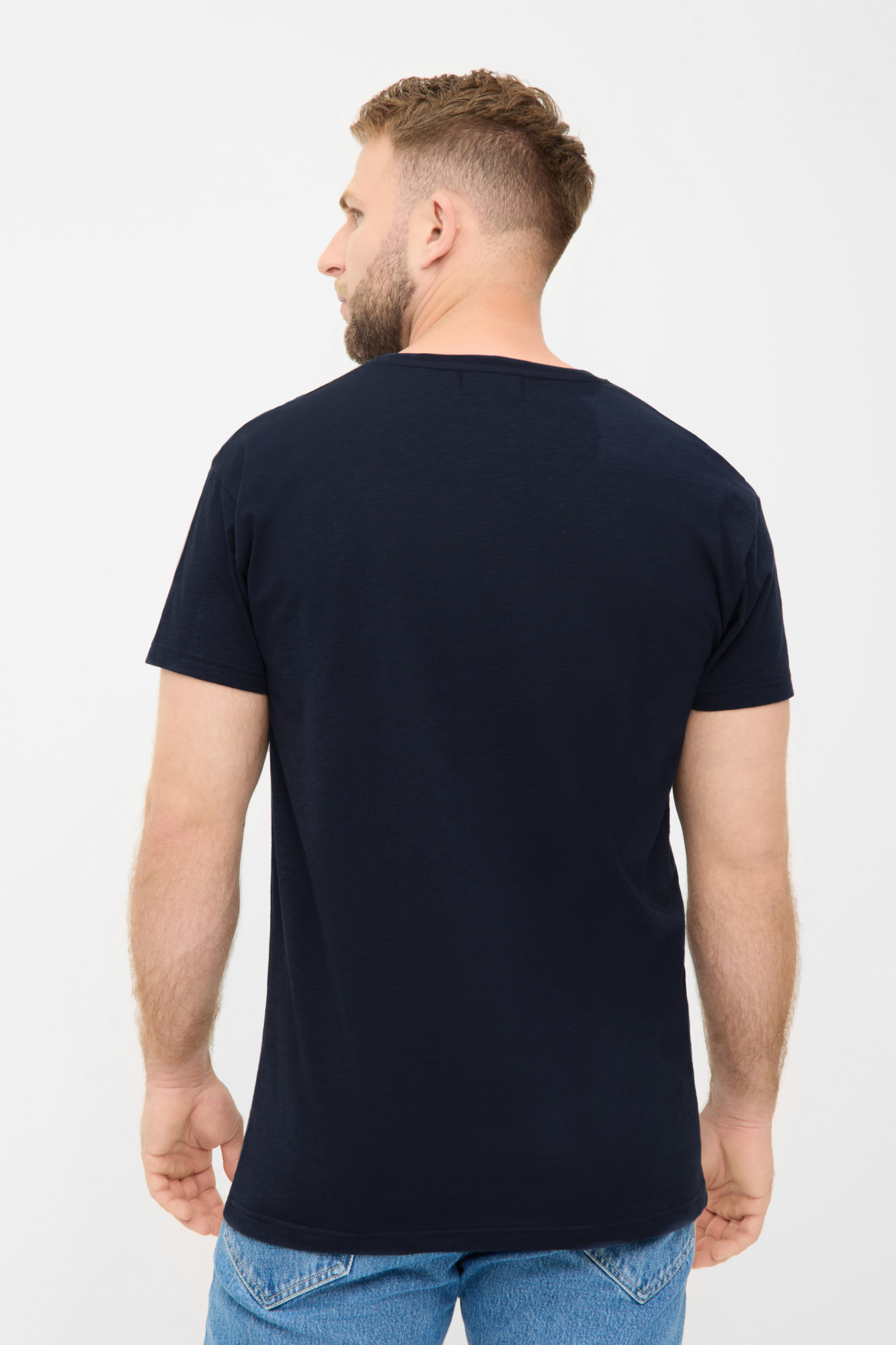 Derbe T-Shirt Schreimöwe Pocket Herren Blau GOTS Organic