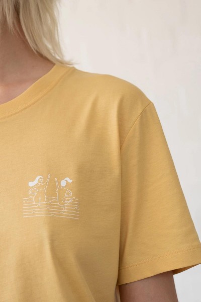 kk Hafendieb High Five Wide Damen T-Shirt Light Yellow Gelb Hafendieb High Five Wide Damen T-Shirt Light Yellow Gelb