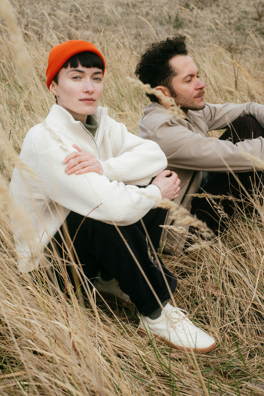 MELA Rippstrick Troyer KIMAYA Damen Natur Weiß Baumwolle Nachhaltig