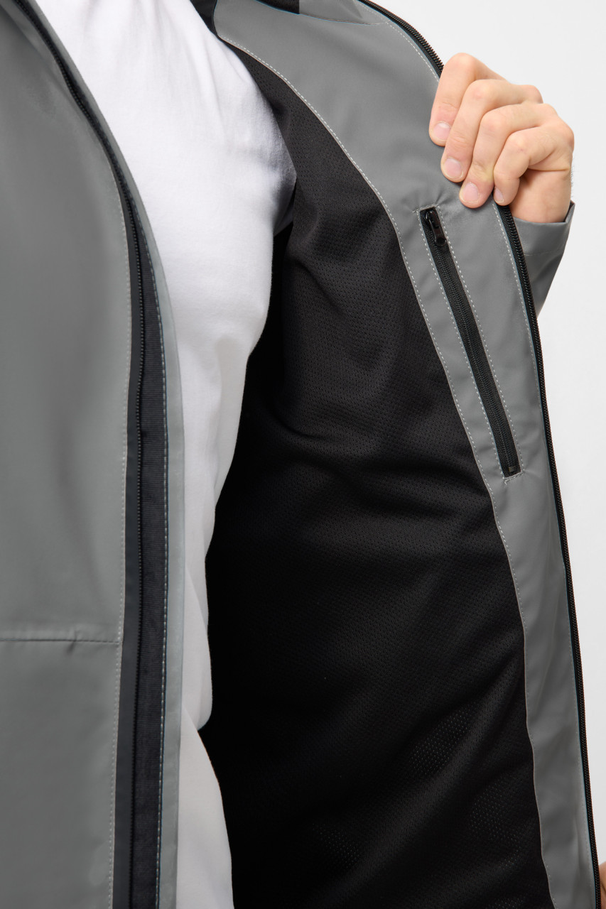 Derbe Übergangsjacke Deutby Herren Grau Wasserdicht