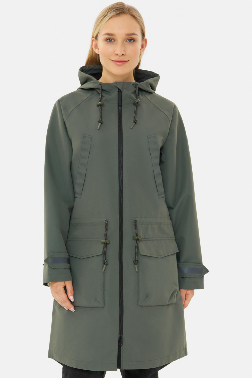 Derbe Regenjacke Phoeby Dog Damen Grün Hundejacke