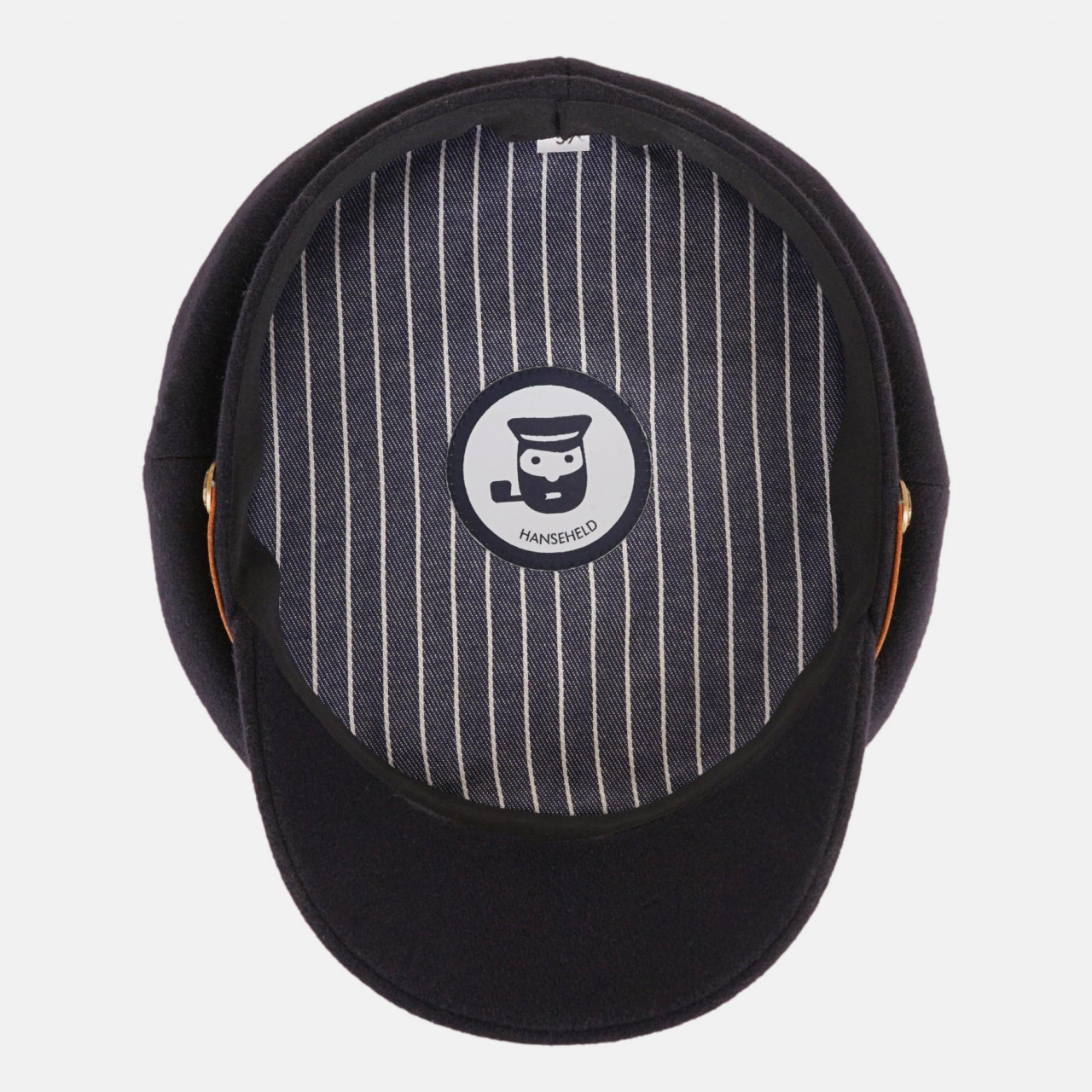 Hanseheld Elbsegler Wolle Marine-Blau Band