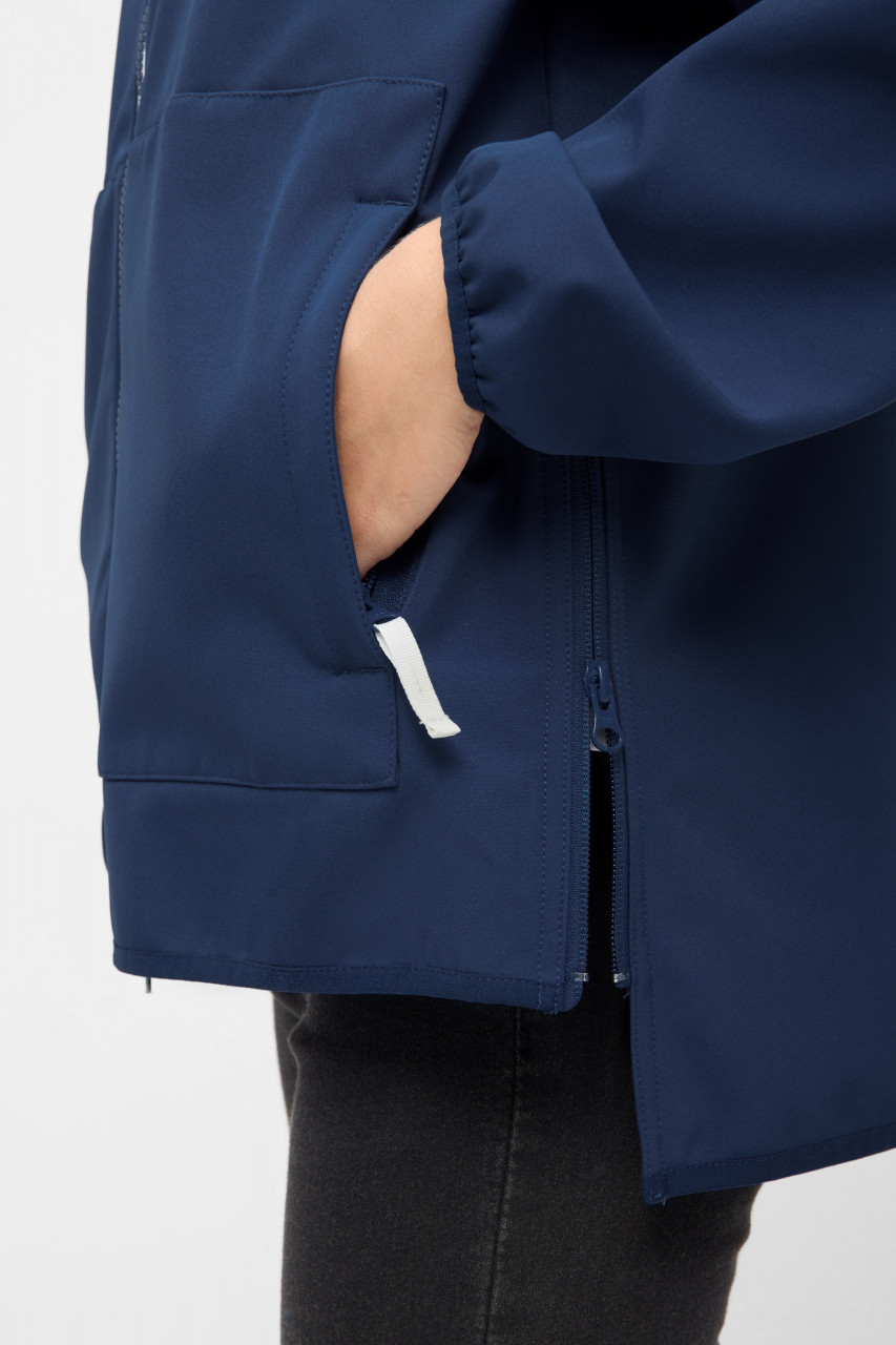 Derbe Softshelljacke Kurz Peutby Damen Blau