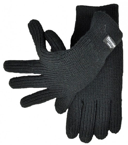 Strickhandschuhe, Thinsulate - schwarz