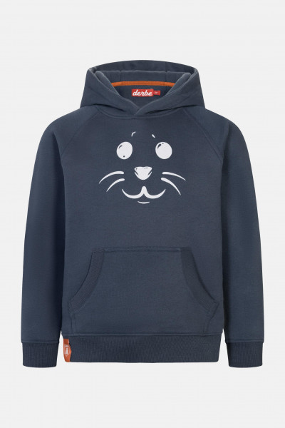 Derbe Robbenschnute Kinder Hoodie Dunkelblau Derbe Robbenschnute Kinder Hoodie Dunkelblau