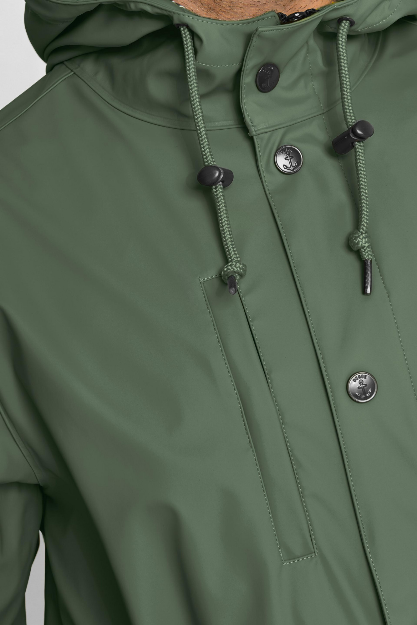 Derbe Passby Fisher Oliv Herren Regenjacke