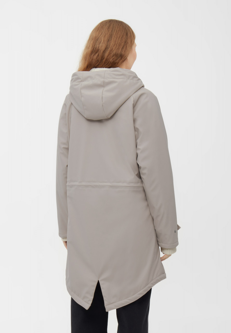 Derbe Regenjacke Friese Tidaholm Damen Beige Gefüttert