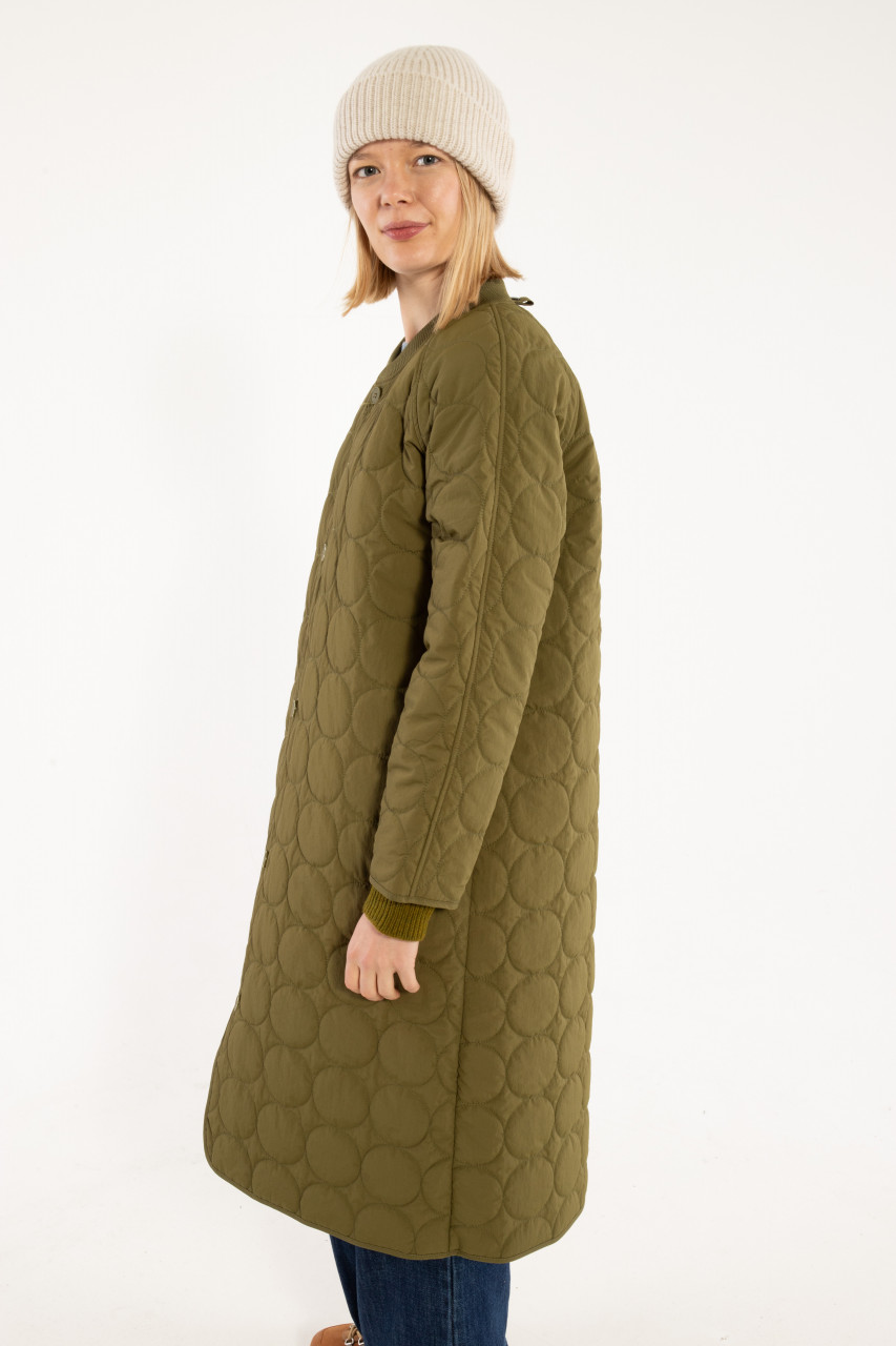 Danefae Wintermantel Daneroyal Damen Oliv Grün Regenjacke Steppjacke