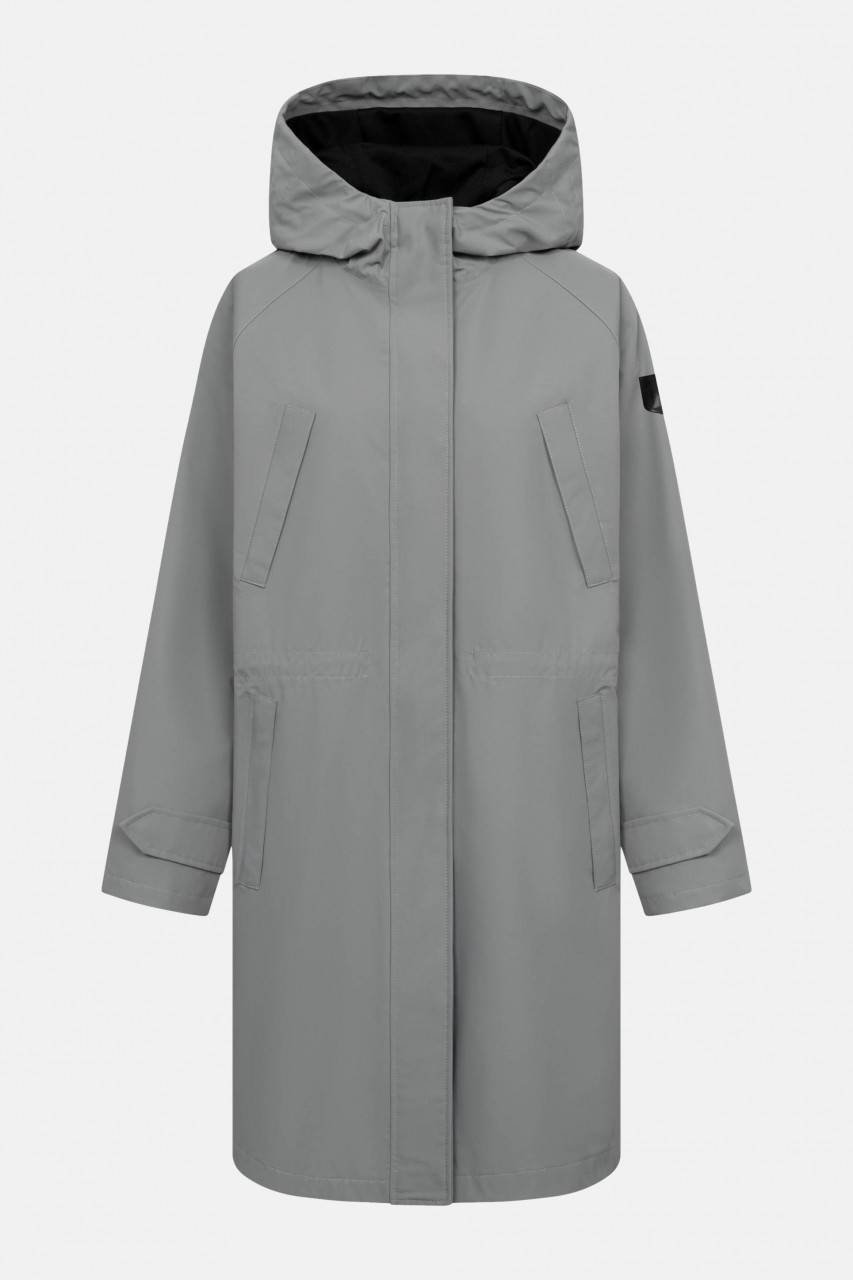 Derbe Regenjacke Damen Deutby Grau